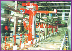 五金電鍍、化學(xué)鎳鈀金單臂式生產(chǎn)線